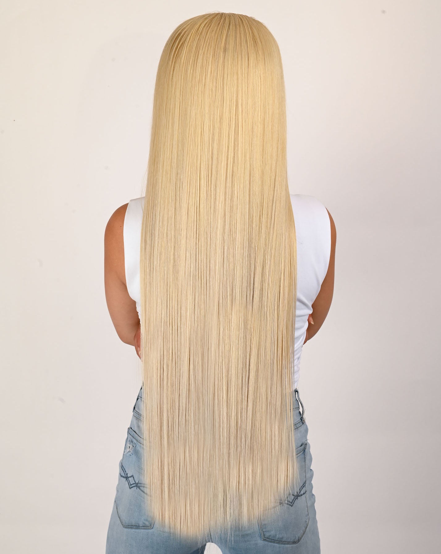 Raw Cambodian 613 Blonde Straight Hair Extension