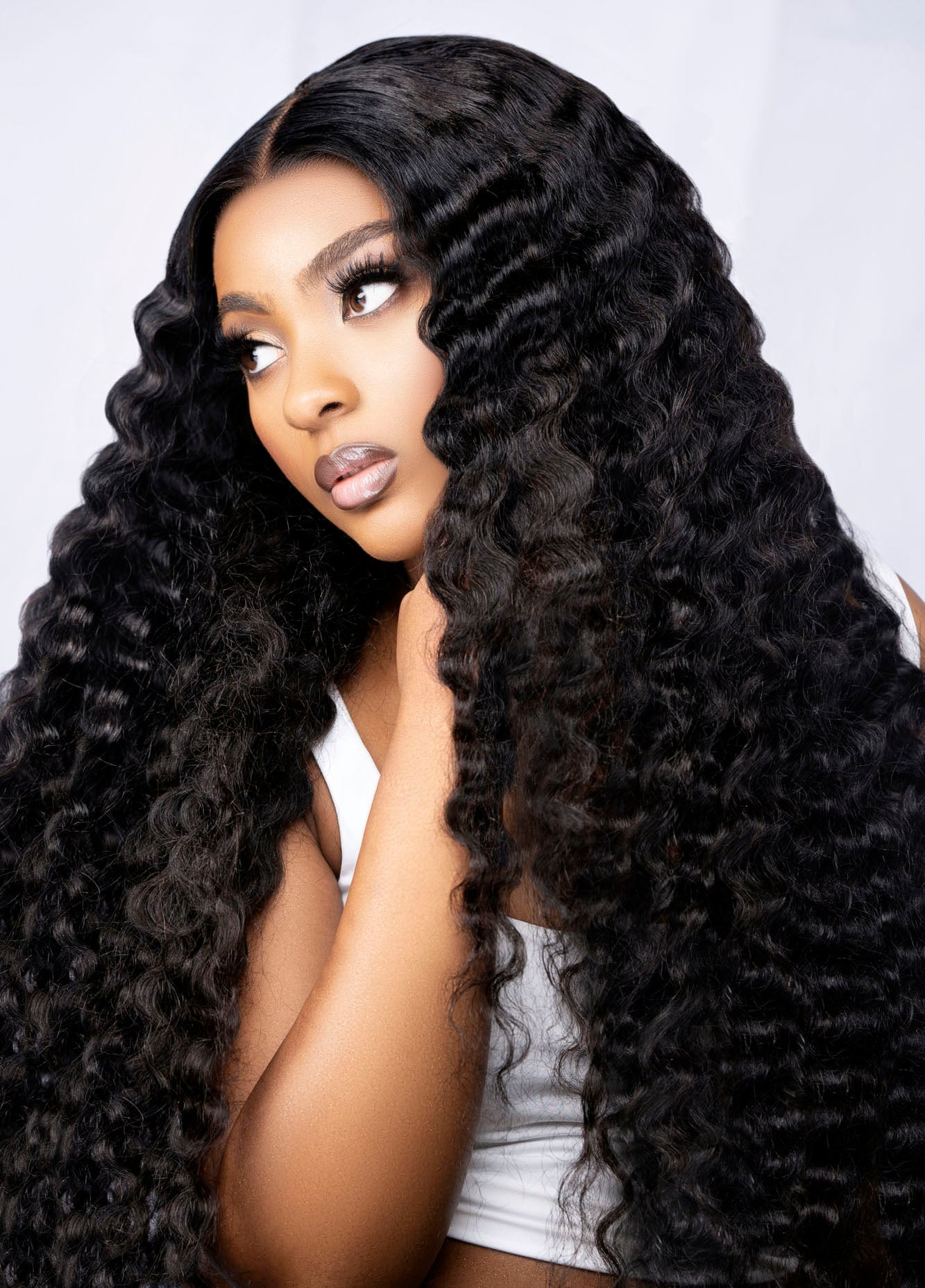 Raw Cambodian Deep Curly Hair Extension