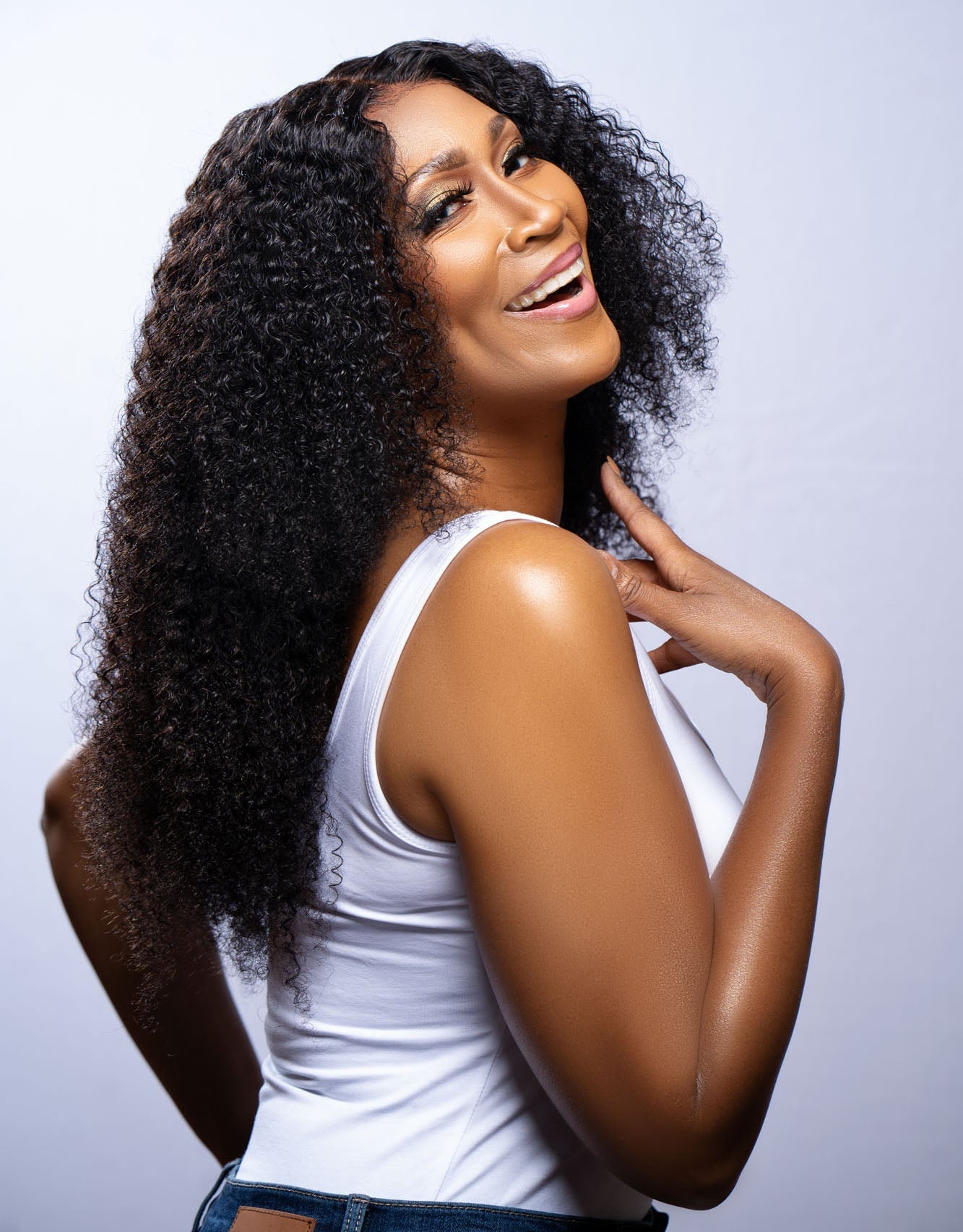 Invisible HD Lace Kinky Curly Frontal