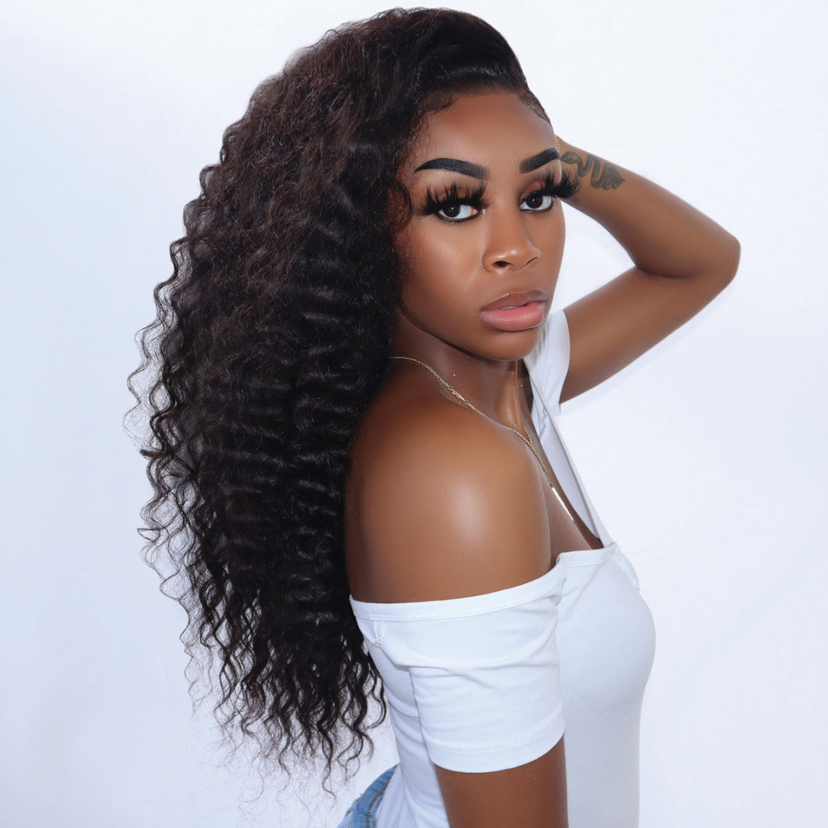 Invisible HD Lace Deep Wave Frontal Unit